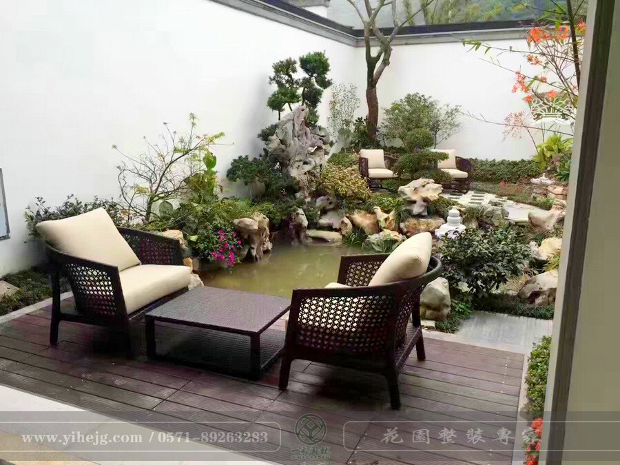 中式庭院景觀(guān)設(shè)計(jì)｜中式別墅花園景觀(guān)設(shè)計(jì)｜私家別墅庭院花園景觀(guān)綠化